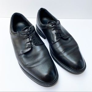 Ecco Black Leather Dress Shoes US10/EU44